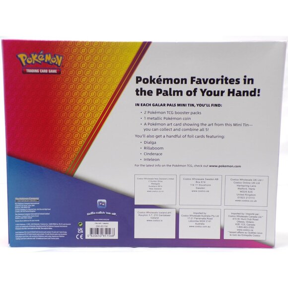 Pokémon TCG 5-Pack Galar Pals Mini Tin Set Evolving Skies & Brillant Stars! - Picture 4 of 5